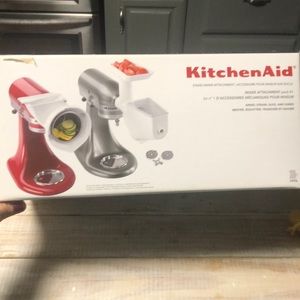 Kitchen aid stand mixer attachment.